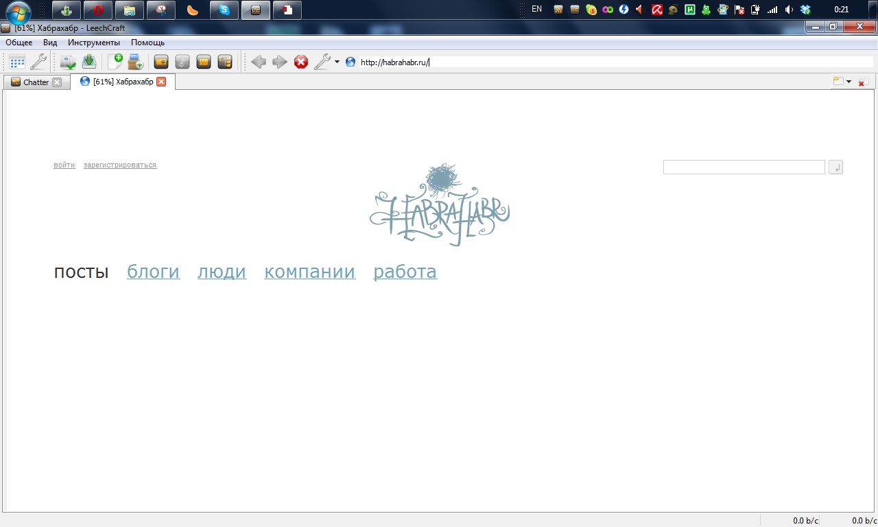 Тормоза браузера в LeechCraft
