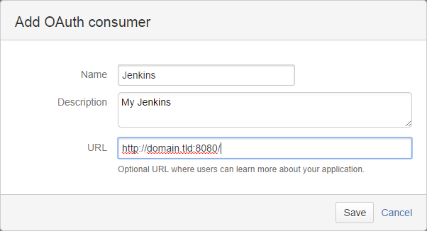 Добавление приложения на Bitbucket