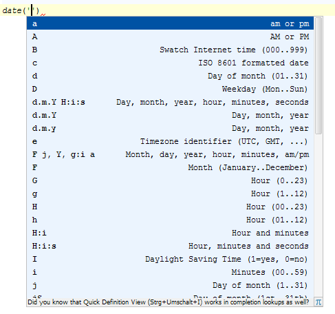PHP Advanced AutoComplete